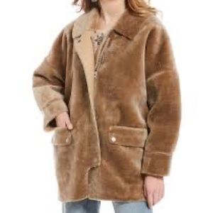 Lindsay Faux Fur Sherpa Coat | Poshmark